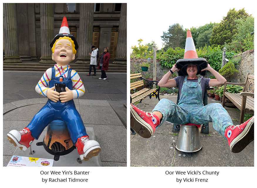Oor Wee Yin's Banter by Rachael Tidmore. Oor Wee Vicki's Chunty by Vicki Frenz #all4won #abdnartmuseums #gettymuseumchallenge